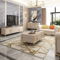 Service de conception personnalisée gratuit, meuble TV de luxe, ensemble de table basse carrée mobile avec rangement pour salon, vente en gros sur mesure