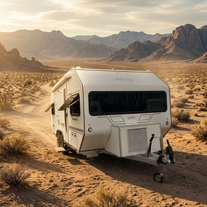 Camper con Chasis XISHUNLONG AL-KO |   Remolque de Viaje Moderno y Ligero con <span class=keywords><strong>Baño</strong></span>, Frenos Eléctricos |   Gas de Aluminio para 4 Personas - Product Image 1