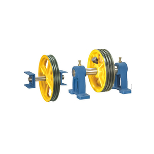 Piezas de montaje de rueda de polea de ascensor de tracción personalizadas con componente de sistema de polea de cuerda - Product Image 1