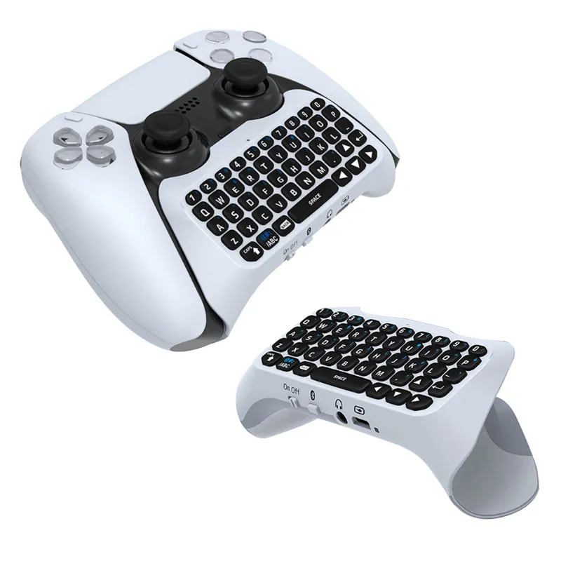 Message Wireless Keyboard For Ps5 Controller Playstation 5 Dualsence Built In Speaker Gamepad Keyboard
