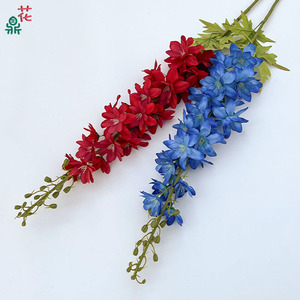 Fleur de jacinthe en soie à tige unique, couleurs mélangées, faite à la main, pour les décorations de mariage, de salle de banquet et d'hôtel moderne - Product Image 3