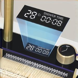 Fregadero de Cocina de Lujo en Acero Inoxidable 304 con Diseño de Panal Dorado en Relieve, Hecho a Mano, con Grifo Inteligente Integrado - Product Image 3