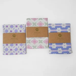 オーガニックコットン小麦粉サックタオル100% カスタムデザインデジタルプリントキッチン皿織りリネンティータオル - Product Image 5