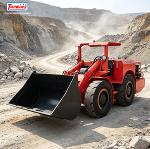 Équipement minier souterrain Tuoxing TC-0.6 Scooptram avec godet de 0,5 m et charge nominale de 1,2 t, système entièrement hydraulique pour le transport de minerai d'or - Product Image 2