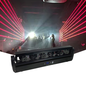 Dmx Đèn Chiếu Laser Ma 6 Mắt Rgb Dj Disco Tự Làm Cỏ Đầu Chuyển Động Đèn Lazer Leaser Truyền Nhiệt Cho Câu Lạc Bộ Đêm - Product Image 2