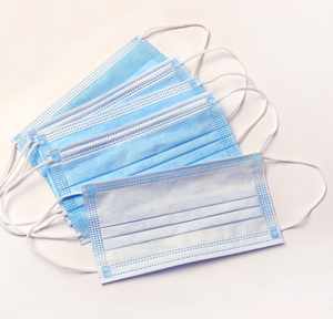Listo para nave Virus tres capa blanco tapa la cara antibacteriano máscara - Product Image 6