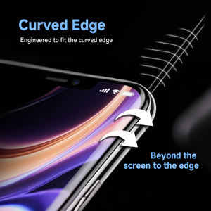 Protector de Pantalla de <span class=keywords><strong>Hidrogel</strong></span> TPU de Alta Transparencia, Película de Privacidad Anti-Espía y Anti-Huellas para Teléfono Móvil - Product Image 5