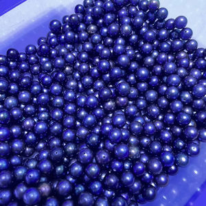<span class=keywords><strong>Perle</strong></span> <span class=keywords><strong>vere</strong></span> naturali di acqua dolce 4A 7-8mm mezzo foro nero rotondo <span class=keywords><strong>perle</strong></span> sciolte gioielli prezzo all'ingrosso - Product Image 2