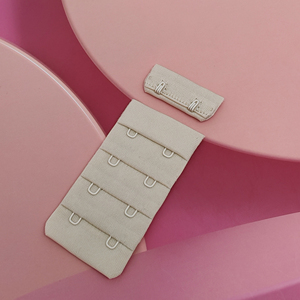 Bra <b>Hook</b> and Eye Tape Buckle Bra Strap Connector <b>Clip</b> Lingerie Hardwares Adjuster Buckle Underwear Accessories Skin Color 4 Rows - Product Image 4