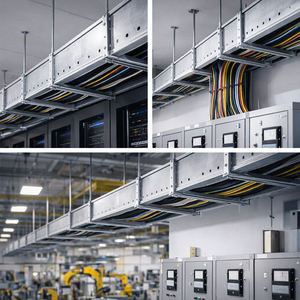 Caniveau de câblage électrique HongFeng pré-galvanisé, résistant à la corrosion, haute capacité, pour construction extérieure - Product Image 3