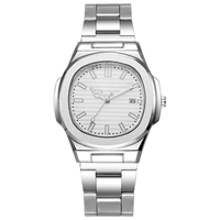 Montre pour homme LP86, best-seller, quartz, carrée, classique, calendrier, bracelet en acier, tendance, multicolores, sportive