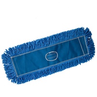 Vadrouille en microfibre bleue écologique 18 24 36 48 60 pouces Outils de nettoyage de la maison Vadrouille plate anti-poussière de remplacement pour le nettoyage des sols NO.9601