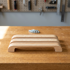 Cabinet Hardware Furniture Hardware Supplier/Drawer Soft Wooden Handle/wood Handle <b>Door</b> Handles Wood <b>Door</b> Handle with hardware - Product Image 1