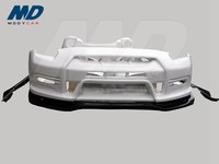 Kits de carrosserie large en fibre de carbone style VRS Ver 2014 pour Nissan GTR R35 2008-2016