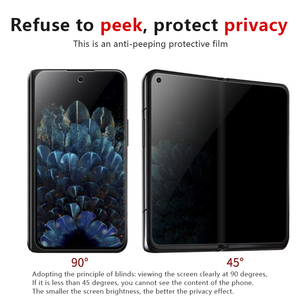 <span class=keywords><strong>Protector</strong></span> de Pantalla de Privacidad de Vidrio Templado Antiespía para Samsung Galaxy Z <span class=keywords><strong>Fold</strong></span> 2 3 <span class=keywords><strong>Fold</strong></span> <span class=keywords><strong>4</strong></span> 5, Película para Samsung Flip 2 3 <span class=keywords><strong>4</strong></span> 5 Series - Product Image 4