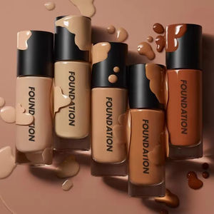 Base <span class=keywords><strong>de</strong></span> Maquillaje Líquida Mate Resistente al Agua con Logotipo Personalizado al por Mayor, OEM, Vegana, Cobertura Total <span class=keywords><strong>de</strong></span> 24 Horas, Base <span class=keywords><strong>de</strong></span> Maquillaje <span class=keywords><strong>de</strong></span> Alta Calidad - Product Image 1