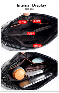 Luxury Designer Crossbody Shoulder <b>Bags</b> New Purses and Messenger <b>Bag</b> Sac a Main High Quality <b>Soft</b> PU <b>Leather</b> Handbag for Women - Product Image 6