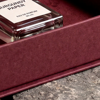 Confezione Regalo Premium Personalizzata per Colonia Rossa e Scatola Magnetica per Profumo con Scatola in Carta Profumata e Confezione per Collezione di Profumi