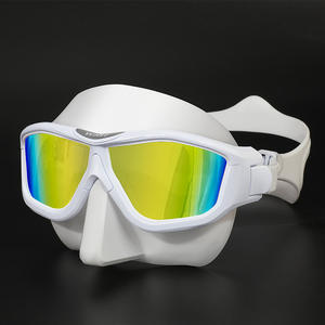 स्टॉक डाइविंग मास्क कस्टम डिज़ाइन आसान समायोज्य सिर स्ट्रैप स्कारलिंग गियर वयस्क डाइविंग मास्क - Product Image 5