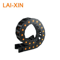 Chaîne de protection de câbles électrique flexible en plastique CNC LAI-XIN 40mm