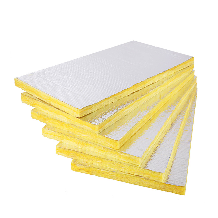 Sale Glass Wool Insulation Board Square Sheet for Natural Gas Pipeline Outdoor Exterior Heat Insulation Materials for Warehouses