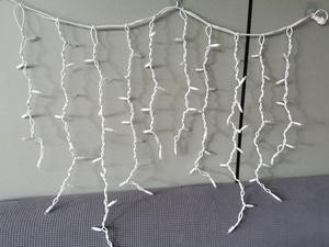 Đèn trang trí Giáng sinh, đèn dây thác nước cao su, đèn <span class=keywords><strong>LED</strong></span> ngoài trời, đèn dây băng giá - Product Image 2