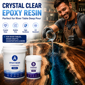 Resina Epossidica <span class=keywords><strong>Trasparente</strong></span> per Tavoli River Table, Progetti con Lastre di Legno e Mobili d'Interni Personalizzati - Product Image 1
