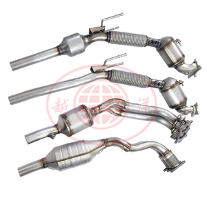 VW katalitik konvertör için Volkswagen Golf Sagitar Polo Magotan Passat Touran Santana motor egzozu manifoldu boru - Product Image 2