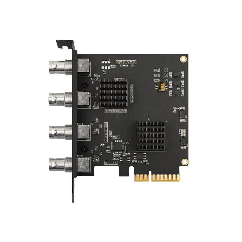 4K PCIe Capture Card Gravador de vídeo SDI de baixa latência de 4 canais para Switch e PC Gameplay