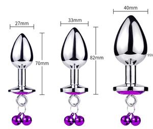MOGlovers-<span class=keywords><strong>Plug</strong></span> <span class=keywords><strong>anal</strong></span> en forme de cœur-Love Game <span class=keywords><strong>Anal</strong></span> <span class=keywords><strong>Plug</strong></span> avec cloches et <span class=keywords><strong>laisse</strong></span> - Product Image 6