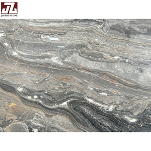 Venta al por mayor de diseño moderno para villas y hoteles, losa de mármol natural gris pulido, piedra, encimeras de cocina, <span class=keywords><strong>TV</strong></span>, pared y suelo - Product Image 3