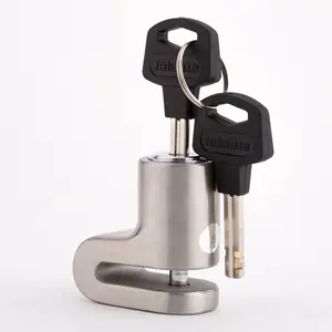 2032 Steel Universal Bicycles Motorcycle Scooters Disc Brake Lock Anti-theft Wheel Disc Brake Lock Waterproof Bicycle Lock