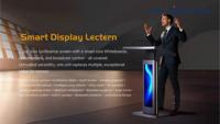 Nuevo Podio Digital Moderno OEM 2026 con Pantalla Táctil LED para Interiores, Escuelas, Aulas, Conferencias, Auditorios, Iglesias y Discursos