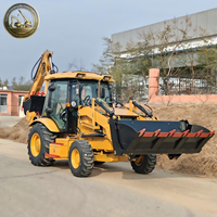 Offre Spéciale : Chargeuse-pelleteuse CAT 430F 420F d'occasion, 90% neuve, 4x4, excellent état pour travaux agricoles, construction et creusement de fossés