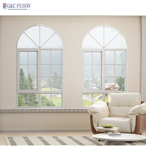 Fuson nhà máy ODM tùy chỉnh-thực hiện pháp Windows temper tráng men ban công cửa sổ nướng thiết kế sắt khuôn cửa sổ và cửa sổ - Product Image 5