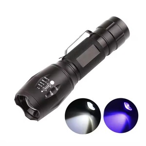 Lampe torche UV 395 nm portable 2 en 1 en ABS blanc pour détecteur d'urine d'animaux et <span class=keywords><strong>chasse</strong></span> aux scorpions - Product Image 2