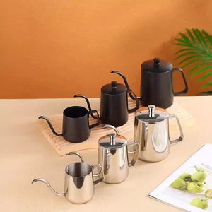 กาต้มน้ำแบบคอห่าน – ขนาด 350/600 มล. สแตนเลสสตีล สำหรับชงกาแฟและชา พร้อมเคลือบกันติด หัวจ่ายน้ำทรงเรียวเพื่อการควบคุมการไหลอย่างแม่นยำ - Product Image 1