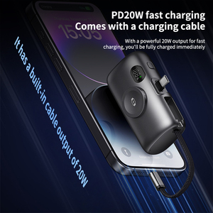 <span class=keywords><strong>Cargador</strong></span> Portátil TDX TW9 15W/20W USB C con Carga Rápida, Pantalla Digital Magnética, <span class=keywords><strong>10000</strong></span> <span class=keywords><strong>mAh</strong></span>, Carga Inalámbrica - Product Image 4