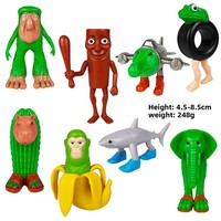 Nouvelle arrivée italien Brainrot personnage en peluche Tung Tung Tung Sahur requin en peluche 2025