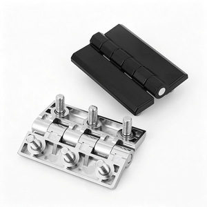 Cerniera Esterna per Porta di Armadio in Acciaio <span class=keywords><strong>Inox</strong></span> 304 Stile Industriale, Angolo di Apertura 180 Gradi, Perno Filettato a 4 Fori - Product Image 4