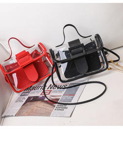 Nuevo bolso cuadrado pequeño transparente Bolso bandolera de un hombro. Z0214 - Product Image 1