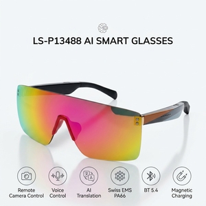 Lunettes Intelligentes IA ZH10A avec Contrôle de Caméra à Distance BT5.4, Assistant Vocal, Traduction, Monture EMS Suisse, Vente en Gros OEM - Product Image 1