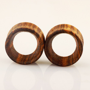 易才2025 RTS时尚扩耳器穿耳饰品耳塞有机肉6-20毫米隧道木穿耳耳环 - Product Image 4