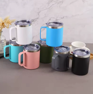 Taza de Café Aislada de Acero Inoxidable Ecológica, Antiderrames, Apta para Portavasos de Auto, Lista para Enviar - Product Image 1