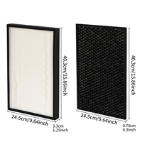 Filter Pengganti untuk Pembersih Udara Panasonic F-VXH50R F-VXR50R, F-ZXHP55Z F-ZXHD55Z Filter Karbon Aktif Penghilang Bau