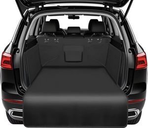 Housse de siège de <span class=keywords><strong>coffre</strong></span> de <span class=keywords><strong>voiture</strong></span> pour animaux de compagnie imperméable et résistante à la saleté, matériau Oxford épaissi, housse de siège arrière solide pour chats chiens, artefact de voyage - Product Image 1