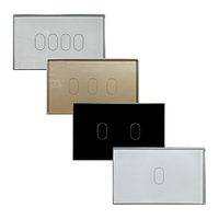 Commutateur Zigbee prise en charge au contrôle hors ligne pour les appareils domestiques entiers contrôle des scènes avec 3 gangs led zwave switch (noir)