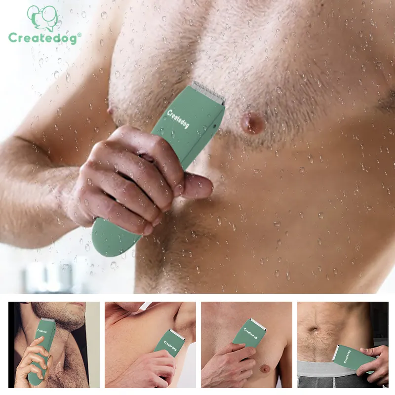 Professional Waterproof Electric Rechargeable Groin Pubic Body Hair Trimmer Manufacturer