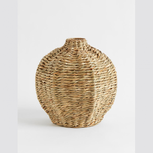 Florero de algas marinas Natural tejido a mano, jarrón de flores de algas marinas de alta calidad para decoración rústica de granja, venta al por mayor de Vietnam - Product Image 1