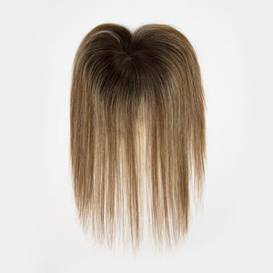 Topper de Cabello Europeo de Seda para Mujeres Blancas, Postizo de Cabello Humano Ondulado Remy para Mujeres, Toppers de Mono Lace - Product Image 3